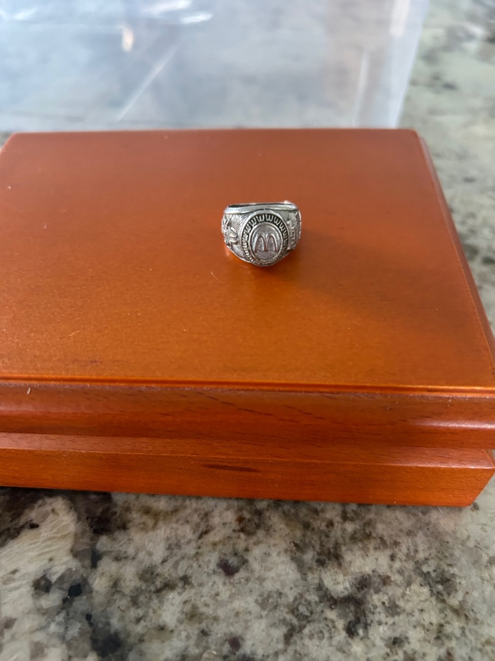 McDonald's Stainless Logo Signet Ring